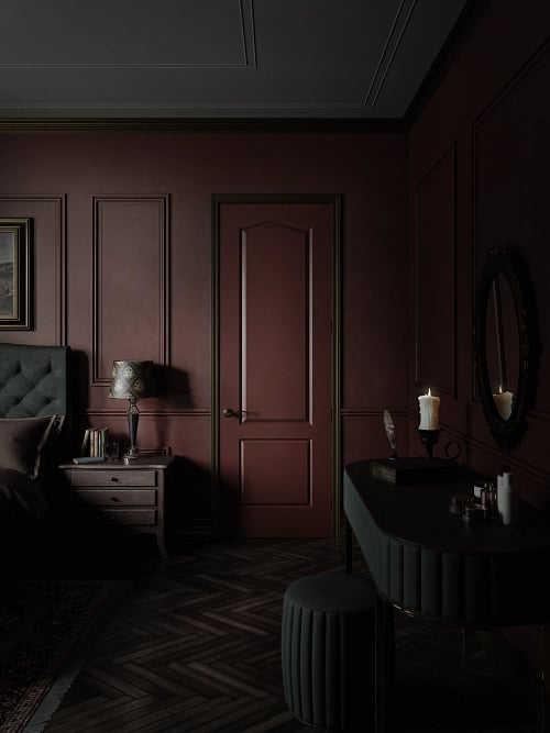 Dark Academia Living Room Ideas  Dark home decor, Dark green